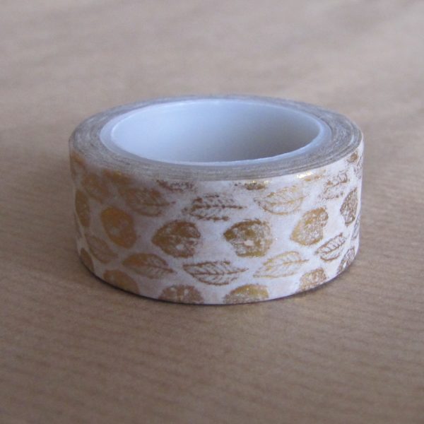 masking tape feuille doree washi tape