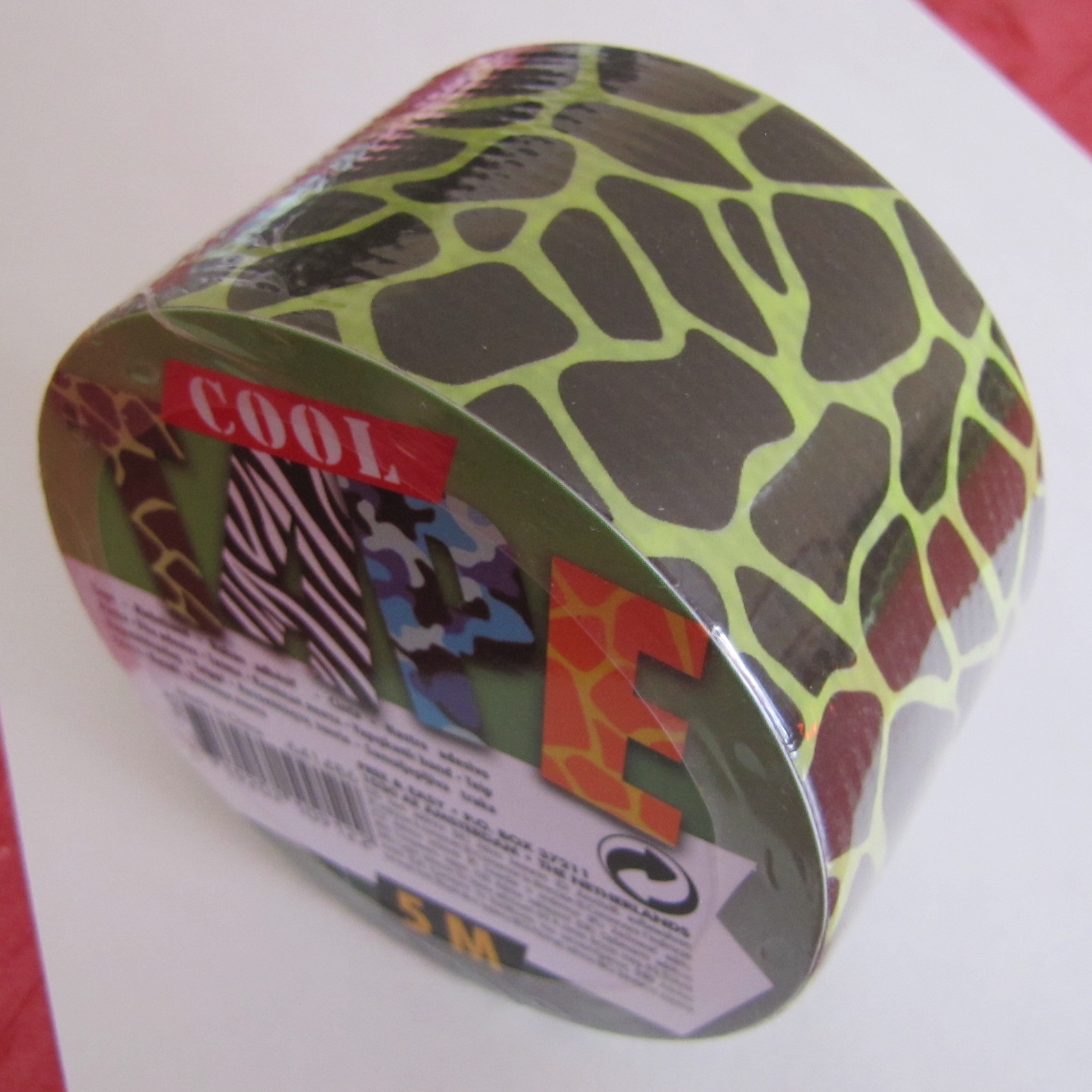 Washi Tape Deco tape jungle vert et marron