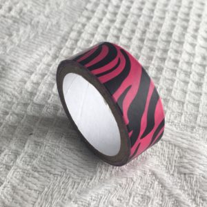 Masking tape zebre rose